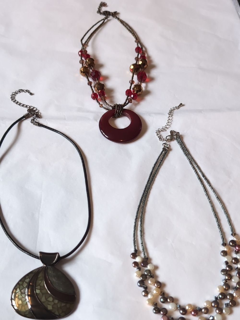 3 Lia Sophia Fashion Necklaces